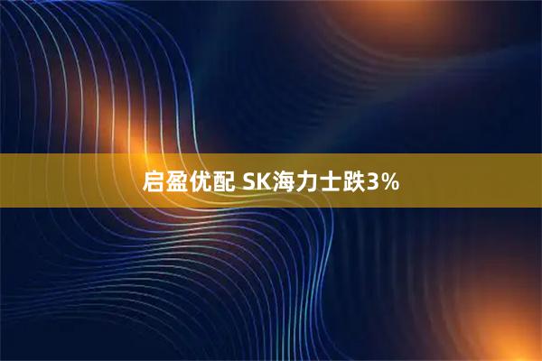 启盈优配 SK海力士跌3%